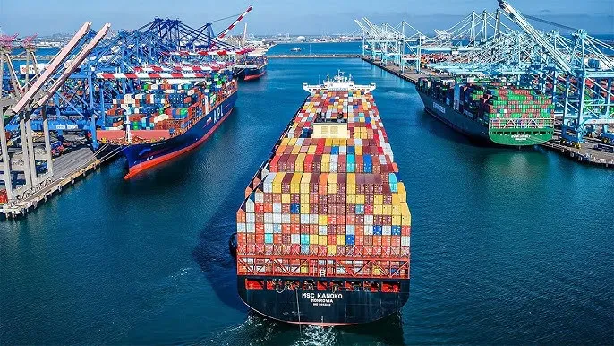 国际港口物流作业全景